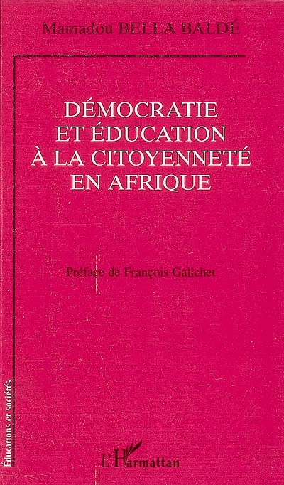Démocratie et éducation à la citoyenneté en Afrique