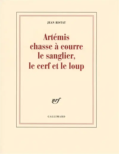Artémis chasse à courre le sanglier, le cerf et le loup