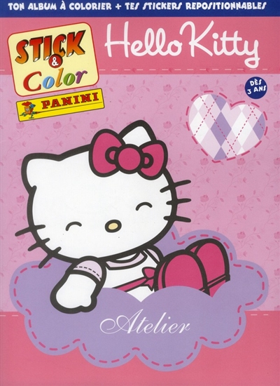 Stick & color Hello Kitty