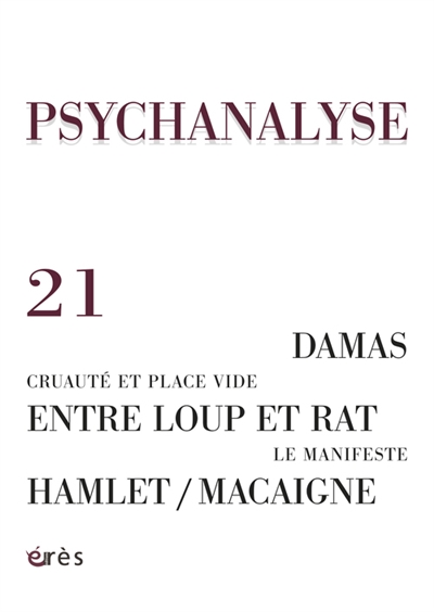 Psychanalyse, n° 21