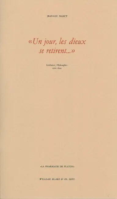 Un jour les dieux se retirent