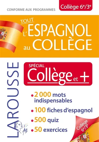 Tout l'espagnol au collège, 5e-3e