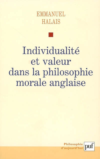 Individualité et valeur dans la philosophie morale anglaise