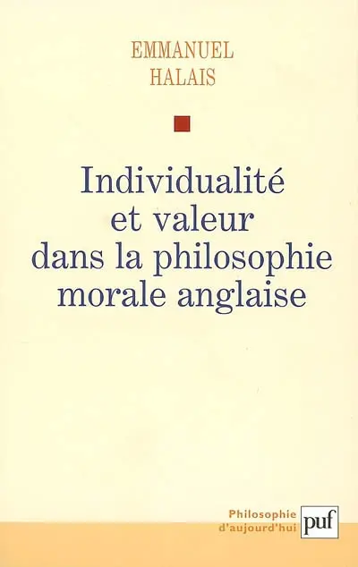 Individualité et valeur dans la philosophie morale anglaise