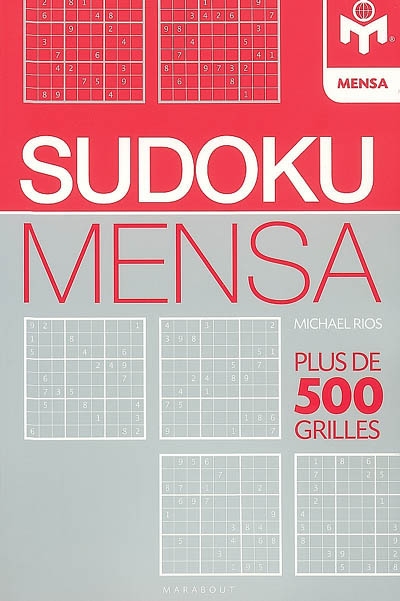 Sudoku Mensa : plus de 500 grilles