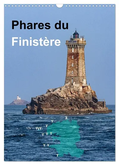 Phares du Finistère (Calendrier mural 2026 DIN A3 horizontal), CALVENDO calendrier mensuel : Une excursion à la découverte des phares légendaires du bout du monde