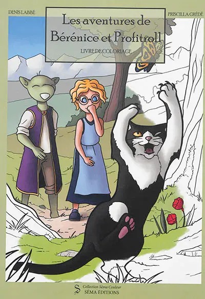 Les aventures de Bérénice et Profitroll : livre de coloriage