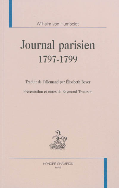 Journal parisien (1797-1799)
