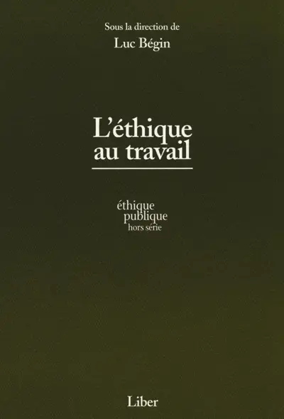L'éthique au travail
