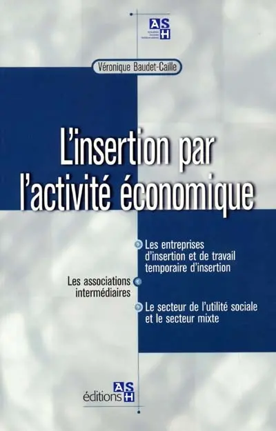 L'insertion par l'activité économique : les entreprises d'insertion et de travail temporaire d'insertion, les associations intermédiaires, le secteur de l'utilité sociale et le secteur mixte