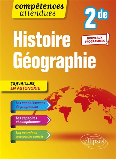 Histoire géographie 2de : nouveaux programmes !