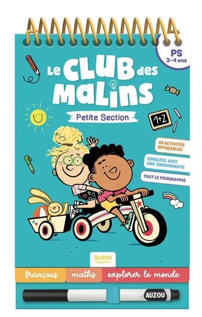 Le club des malins petite section, 3-4 ans Le club des malins petite section, 3-4 ans