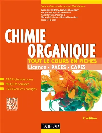 Chimie organique : tout le cours en fiches