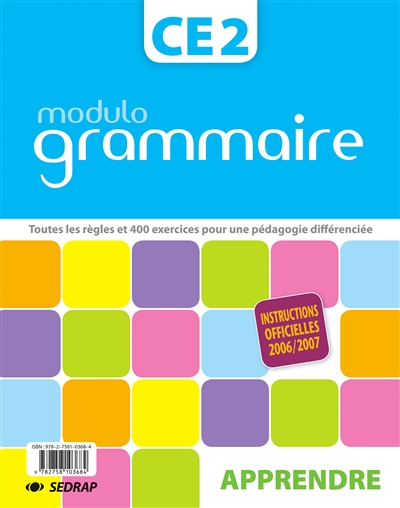 modulo grammaire Ce2 - Apprendre°