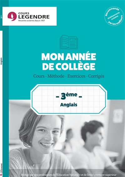 Mon année d'anglais 3e :...