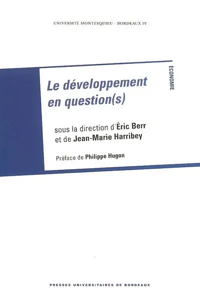 Le développement en question(s)