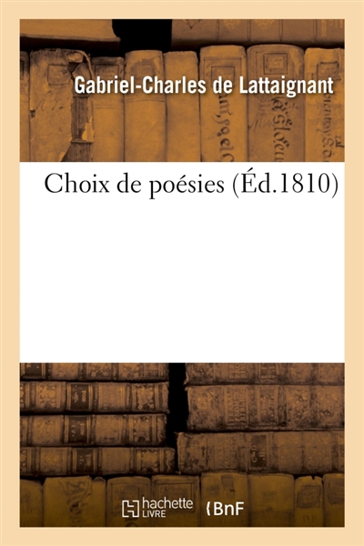 Choix de poésies