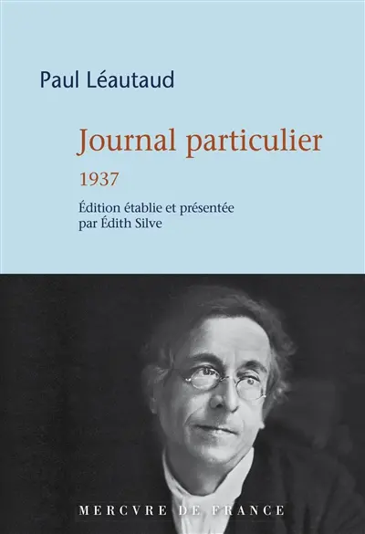 Journal particulier. 1937