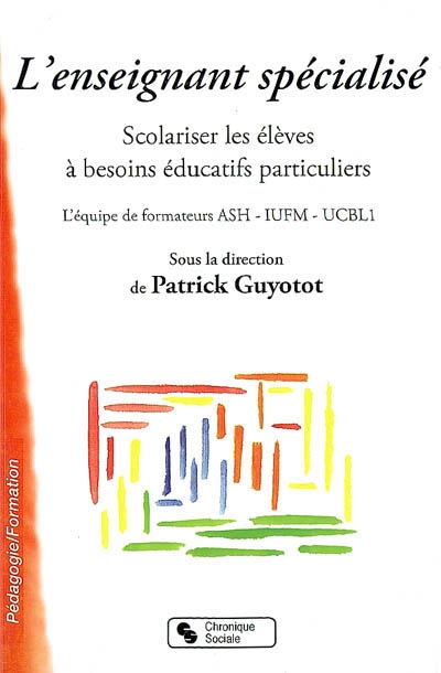 L'enseignant spécialisé