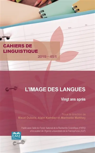 Cahiers de linguistique, n° 45-1. L'image des langues : vingt ans après