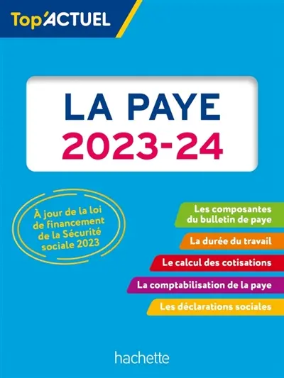 La paye : 2023-2024