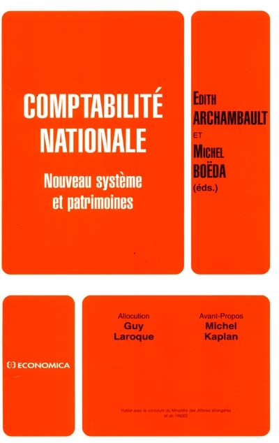 Comptabilité nationale : nouveau système et patrimoines