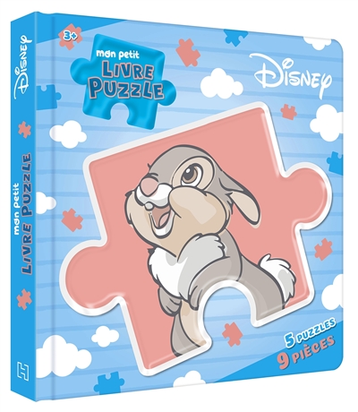 Mon petit livre puzzle : 5 puzzles, 9 pièces