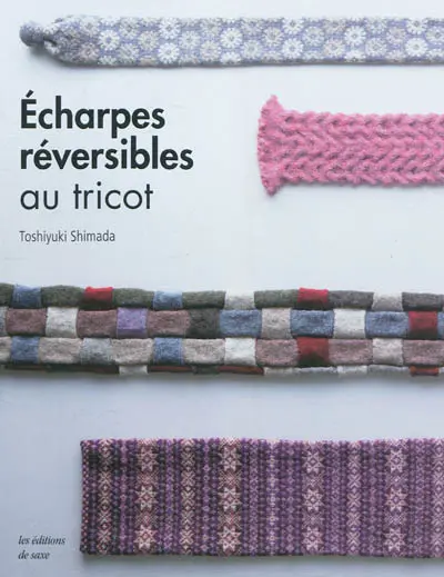Echarpes réversibles au tricot