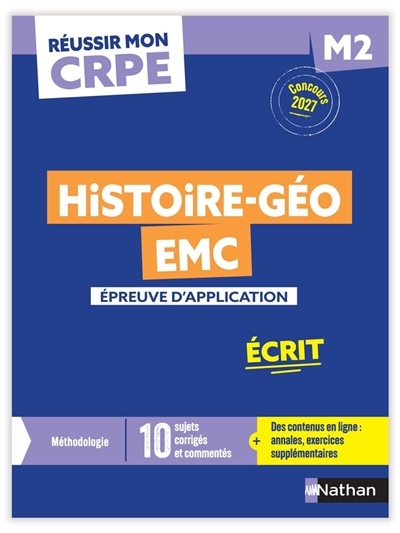 Annales histoire, géo, EMC...