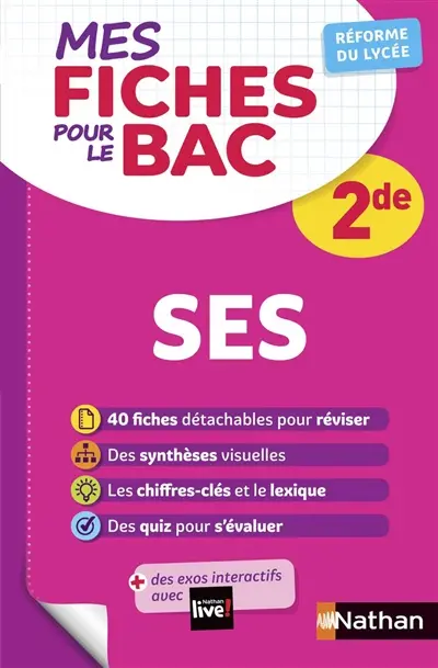 SES 2de : réforme du lycée