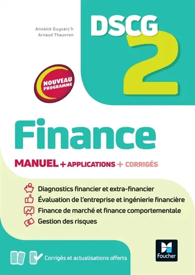 DSCG 2 finance : manuel et applications