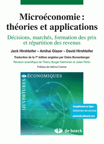 Microéconomie : théories et...