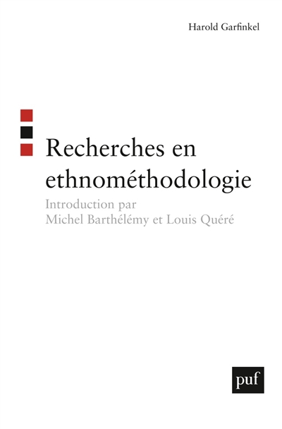 Recherches d'ethnométhodologie