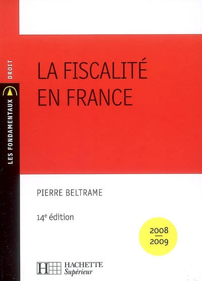 La fiscalité en France : 2008-2009