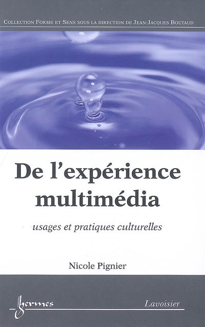 De l'expérience multimédia : usages et pratiques culturelles
