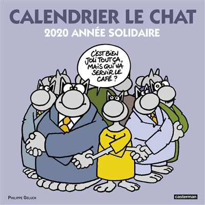 Calendrier Le Chat 2020 : année solidaire