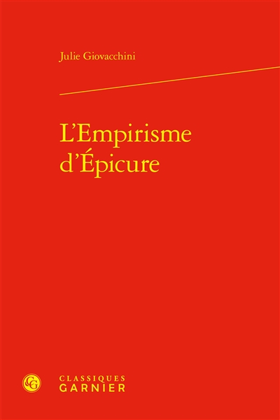 L'empirisme d'Epicure