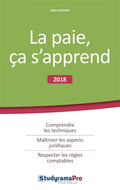 La paie, ça s'apprend :...