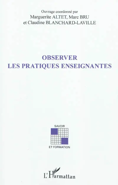 Observer les pratiques enseignantes
