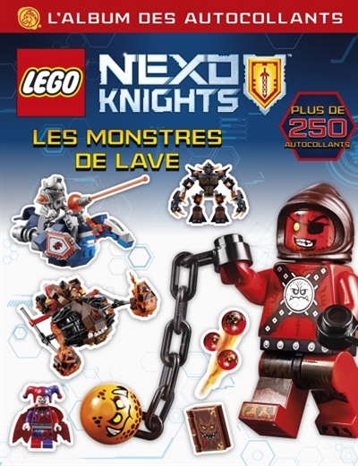Lego Nexo knights : les monstres de la vie : l'album des autocollants
