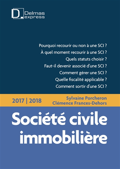 Société civile immobilière 2017-2018