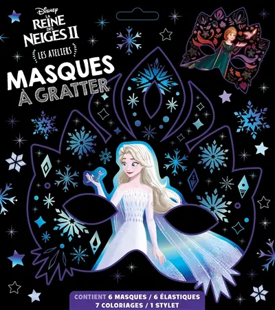 La reine des neiges 2 : masques à gratter