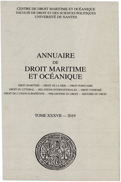 Annuaire de droit maritime...