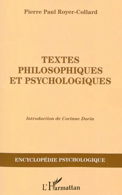 Textes philosophiques et psychologiques