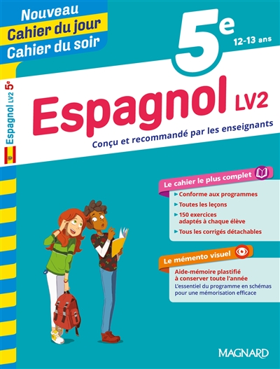 Espagnol LV2 5e, 12-13 ans