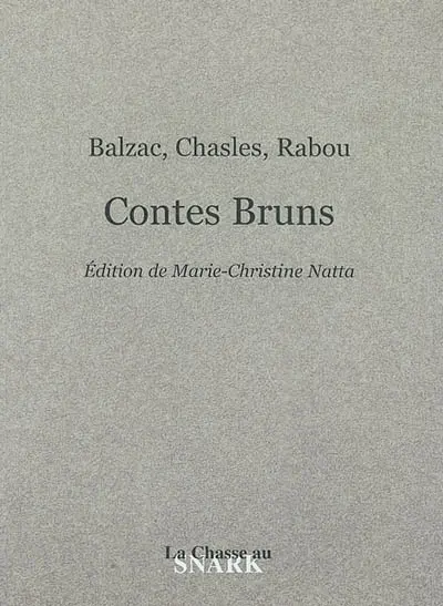 Contes bruns pour une tête à l'envers