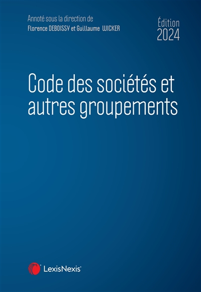 Code des sociétés et autres groupements 2024