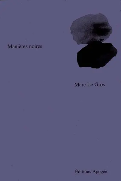 Manières noires
