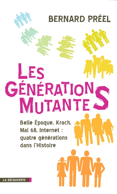 Les générations mutantes : Belle Epoque, Krach, mai 68, Internet : quatre générations dans l'histoire