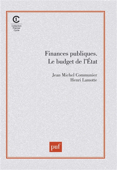 Finances publiques : le budget de l'Etat